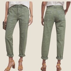 Anthropologie Jacquard Wanderer Utility Pants Size 32